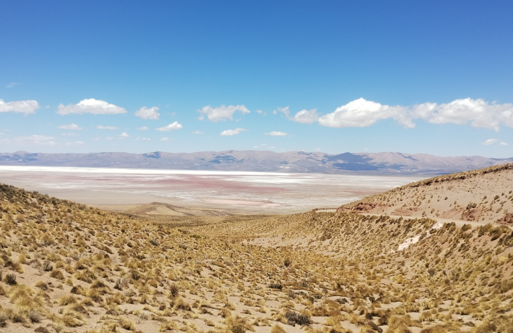 Paisaje del corredor bioceánico para importación y exportación